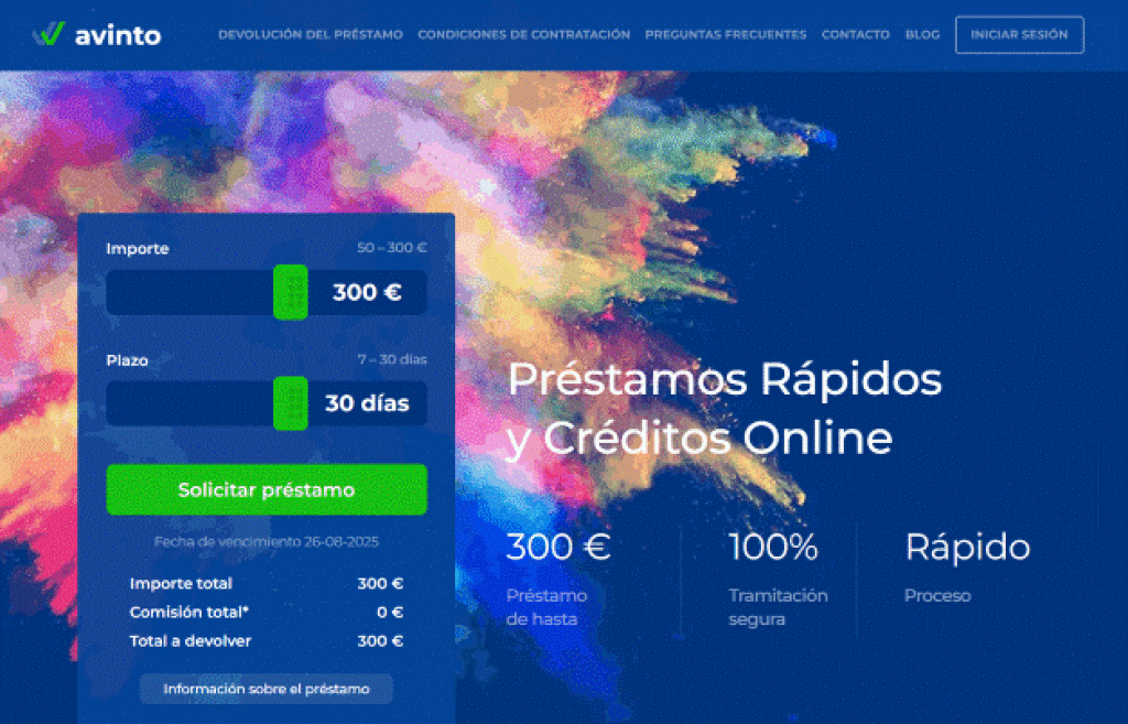 Mejores Créditos al momento online Octubre