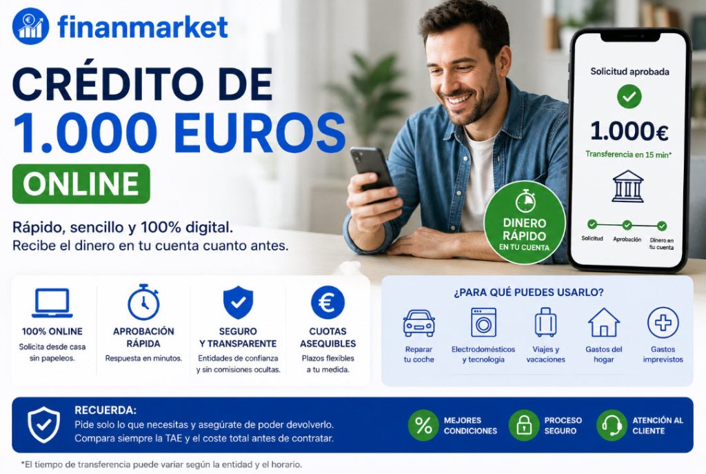 credito de 1000 euros