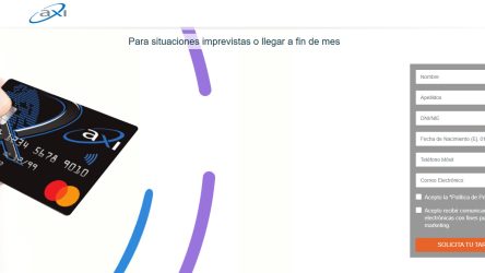 Como funciona la Tarjeta de Crédito Axi card